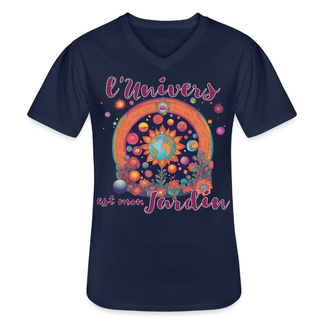 jardin cosmique t-shirt Boutique l'heure du cri